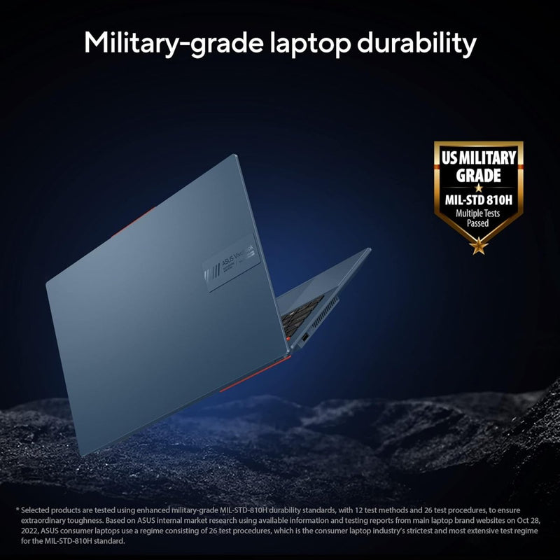 ASUS VIVOBOOK S 15 OLED, INTEL CORE I9 - 13900H 13TH GEN, 15.6" (39.62 CM) 3K OLED, THIN AND LIGHT LAPTOP (16 GB RAM/1TB SSD/WIN11/OFFICE 2021/BACKLIT/FINGERPRINT/75WHR /BLUE/3.75 KG), S5504VA - MA951WS - SWIFT PERIPHERALS90NB0ZK1-M00830