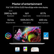 ASUS VIVOBOOK S 15 OLED,LIGHT WEIGHT LAPTOP,13TH GEN,INTEL EVO CORE I5 - 13500H (16GB/1TB/INTEL IRIS XE GRPH/39.62 CMS (15.6) 3K/WIN11HM)S5504VA - MA553WS - SWIFT PERIPHERALS1090086