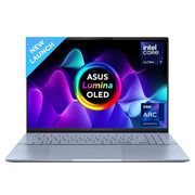 ASUS VIVOBOOK S 16 OLED (2024), INTEL CORE ULTRA 7 155H, BUILT - IN AI, 16" 3.2K (40.64CM), 3200 X 2000 120HZ, (16GB/1TB SSD/WIN 11/INTEL ARC GRAPHICS/MS OFFICE 2021/MIST BLUE/1.50KG), S5606MA - MX751WS - SWIFT PERIPHERALS90NB12E1-M000X0