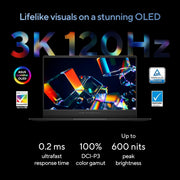 ASUS VIVOBOOK S 16 OLED, AI POWERED LAPTOP, INTEL EVO CORE ULTRA 7 155H (16GB/1TB/INTEL ARC GRPH/40.64 CMS (16) 3.2K/WIN 11 HM) S5606MA - MX752WS - SWIFT PERIPHERALS90NB12E3-M00100