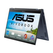 ASUS VIVOBOOK S14 FLIP TP3402VAO - LZ619WS [CI5 - 13420H/16GB/512GB SSD/WIN11 HOME+MS24/14.0" TOUCH/INTEGRATED GRAPHICS/1 YEAR(S)/BLUE] - SWIFT PERIPHERALS1094885