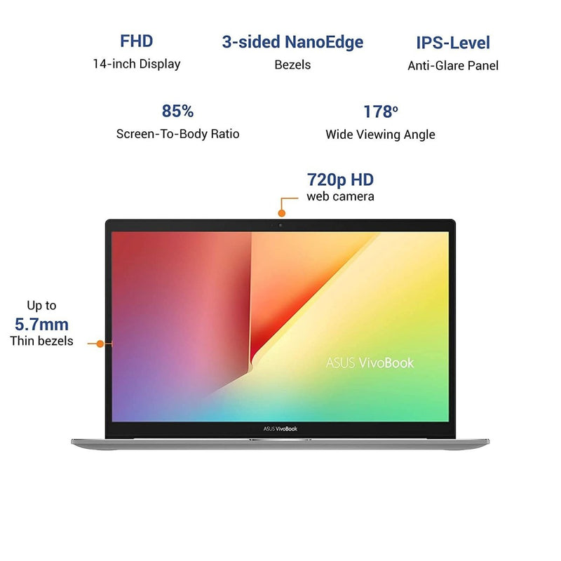 ASUS VIVOBOOK S14 M433UA - EB584TS LAPTOP (AMD RYZEN 5/ 8GB/ 1TB SSD/ WIN10) - SWIFT PERIPHERALS90NB0TM1-M03540