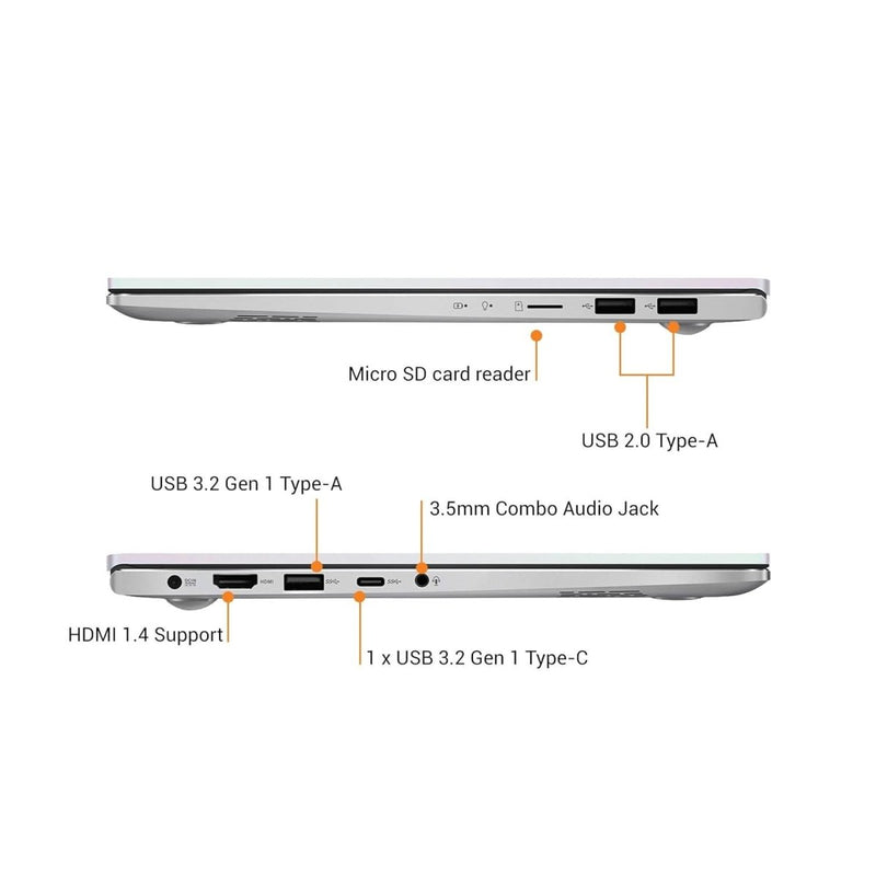 ASUS VIVOBOOK S14 M433UA - EB584TS LAPTOP (AMD RYZEN 5/ 8GB/ 1TB SSD/ WIN10) - SWIFT PERIPHERALS90NB0TM1-M03540