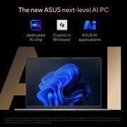 ASUS VIVOBOOK S14 OLED M5406WA - PP962WS [R9 - HX370 RYZEN/24GB/512GB SSD/WIN11 HOME+MSO/14.0 INCH/INTEGRATED GRAPHICS /1 YEAR(S)/SILVER] - SWIFT PERIPHERALS1090133