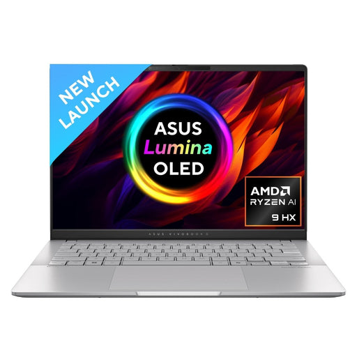 ASUS VIVOBOOK S14 OLED M5406WA - PP962WS [R9 - HX370 RYZEN/24GB/512GB SSD/WIN11 HOME+MSO/14.0 INCH/INTEGRATED GRAPHICS /1 YEAR(S)/SILVER] - SWIFT PERIPHERALS1090133