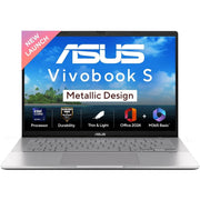 ASUS VIVOBOOK S14 S3407CA - LY084WS [ULTRA7 - 225H/16GB/512GB SSD/WIN11 HOME+MS24/14.0"/INTEGRATED GRAPHICS/1 YEAR(S)/SILVER] - SWIFT PERIPHERALS1094980