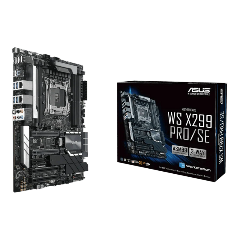 ASUS WSX299 - PRO - SE Intel LGA 2066 Socket DDR4 ATX Motherboard - SWIFT PERIPHERALSWS X299 PRO-SE