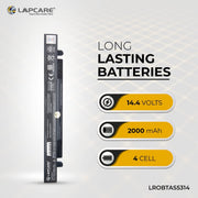 Asus X550 Compatible Laptop Battery 31.68Whr 2200mAh 14.4V 4 Cell - SWIFT PERIPHERALSLROBTAS5314