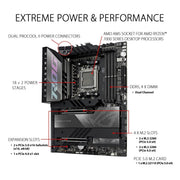 ASUS X670E CROSSHAIR HERO AMD AM5 MOTHERBOARD - SWIFT PERIPHERALS1083529