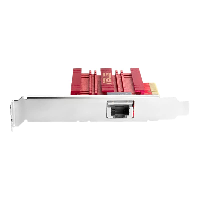 ASUS XG - C100C 10G BASE T PCIE NETWORK ADAPTER, RED - SWIFT PERIPHERALS1082928