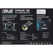 ASUS Xonar SE PCIe 5.1 Channel Gaming Sound Card 192kHz/24 - bit Hi - Res Audio - SWIFT PERIPHERALSXonar-SE