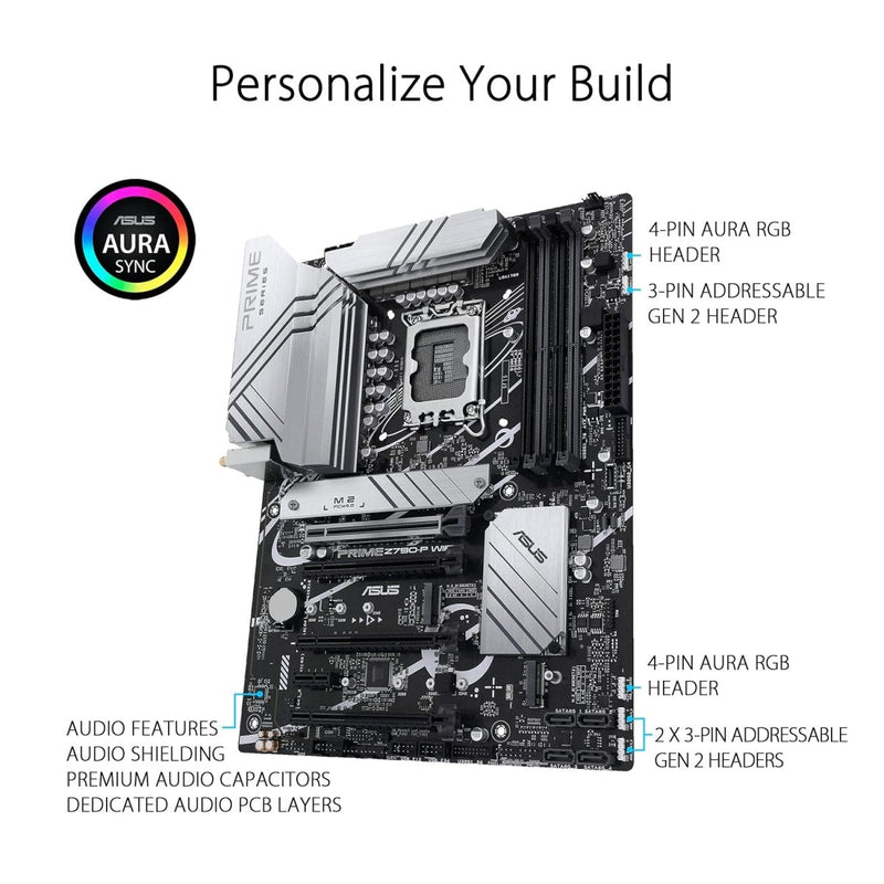 ASUS Z790 - P PRIME CSM DDR5 INTEL LGA1700 MOTHERBOARD - SWIFT PERIPHERALS1083175
