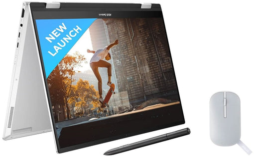 ASUS ZENBOOK 14 FLIP OLED (2023), INTEL CORE EVO I7 - 1360P 13TH GEN, 14 INCH (35.56 CM) 2.8K 90HZ OLED, (16GB RAM & 1TB SSD), UP3404VA - KN753WS MARSHMALLOW MD100 MOUSE (GRAY) - SWIFT PERIPHERALS90NB10E3-M001J0