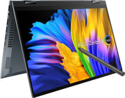 ASUS ZENBOOK 14 FLIP OLED INTEL H - SERIES INTEL CORE I5 12TH GEN 12500H - (16 GB/512 GB SSD/WINDOWS 11 HOME) UP5401ZA - KU541WS 2 IN 1 LAPTOP (14 INCH, PINE GREY, 1.40 KG, WITH MS OFFICE) - SWIFT PERIPHERALS90NB0XL1-M007X0