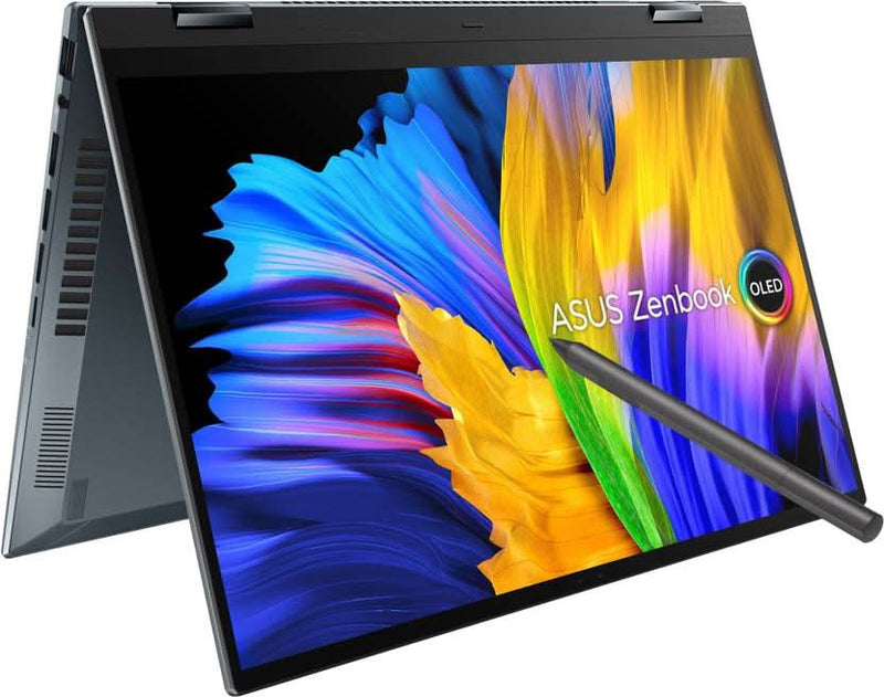 ASUS ZENBOOK 14 FLIP OLED INTEL H - SERIES INTEL CORE I5 12TH GEN 12500H - (16 GB/512 GB SSD/WINDOWS 11 HOME) UP5401ZA - KU541WS 2 IN 1 LAPTOP (14 INCH, PINE GREY, 1.40 KG, WITH MS OFFICE) - SWIFT PERIPHERALS90NB0XL1-M007X0