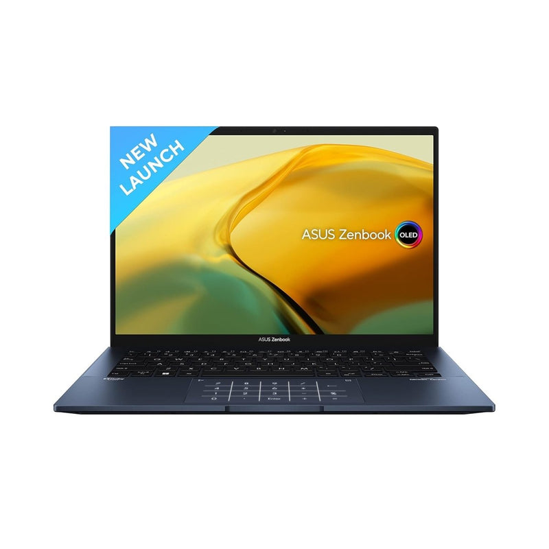 ASUS ZENBOOK 14 OLED (2023), INTEL CORE I7 - 1360P 13TH GEN, 14" (35.56 CM) 2.8K 90HZ OLED, THIN & LIGHT LAPTOP (16GB/512GB SSD/IRIS XE/WIN 11/OFFICE 2021/75W BATTERY/BLUE/1.39 KG), UX3402VA - KN741WS - SWIFT PERIPHERALS90NB10G3-M005P0