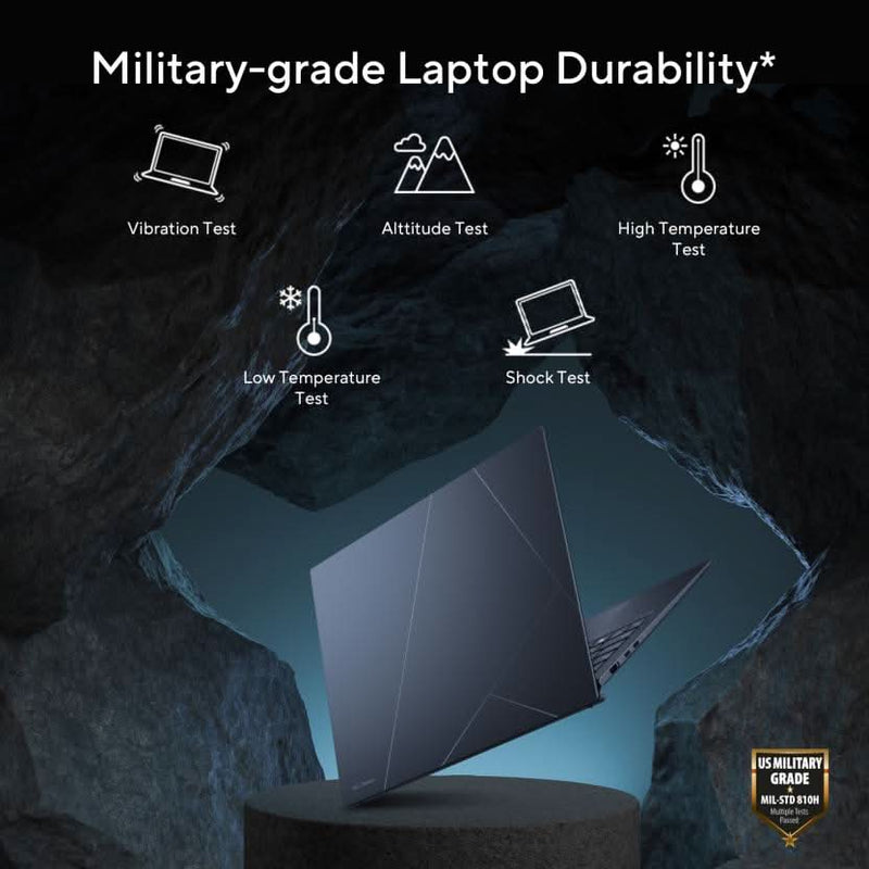 ASUS ZENBOOK 14 OLED (2025) WITH OFFICE 2024 + M365 BASIC*, AI PC INTEL CORE ULTRA 7 255H - (32 GB/1 TB SSD/WINDOWS 11 HOME) UX3405CA - PZ163WS THIN AND LIGHT LAPTOP (14 INCH, PONDER BLUE, 1.28 KG, WITH MS OFFICE) - SWIFT PERIPHERALS90NB14W3-M00EA0