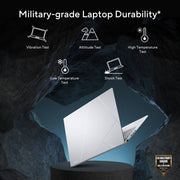 ASUS ZENBOOK 14 OLED (2025) WITH OFFICE 2024 + M365 BASIC*, AI PC INTEL CORE ULTRA 9 285H - (32 GB/1 TB SSD/WINDOWS 11 HOME) UX3405CA - PZ349WS THIN AND LIGHT LAPTOP (14 INCH, FOGGY SILVER, 1.28 KG, WITH MS OFFICE) - SWIFT PERIPHERALS1094608