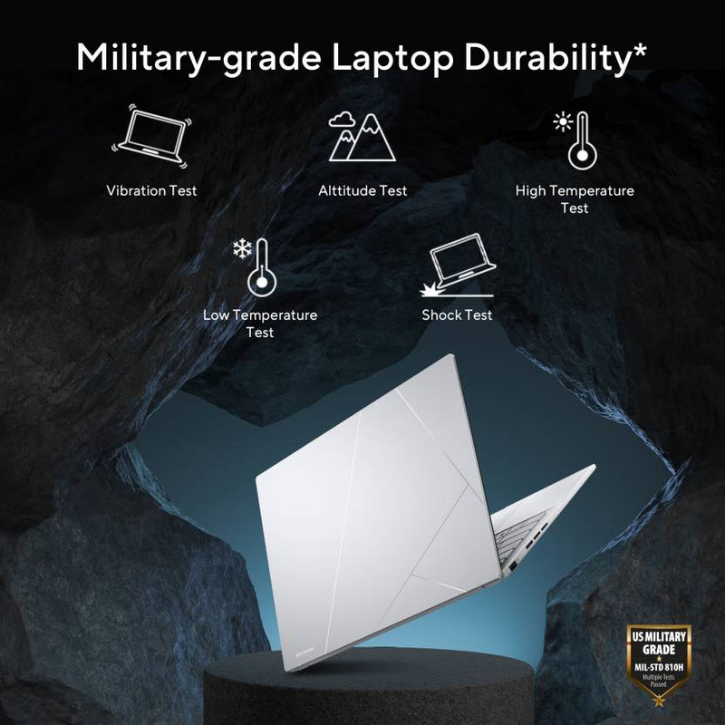 ASUS ZENBOOK 14 OLED AI UX3405CA - PZ348WS [ULTRA7 - 255H/32GB/1TB SSD/WIN11 HOME+MSO/14.0" TOUCH/INTEGRATED GRAPHICS/1 YEAR(S)/SILVER] - SWIFT PERIPHERALS1093832