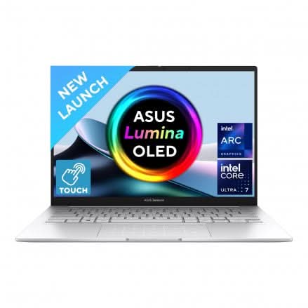 ASUS ZENBOOK 14 OLED, LIGHT WEIGHT LAPTOP, AI - POWERED INTEL EVO CORE ULTRA 7 155H (16GB/1TB/INTEL ARC GRPH/35.56 CM (14) 3K/WINDOWS 11 HOME) UX3405MA - PZ751WS - SWIFT PERIPHERALS90NB11R4-M00540