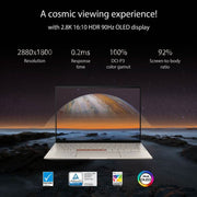 ASUS ZENBOOK 14X OLED SPACE EDITION TOUCHSCREEN INTEL H - SERIES INTEL CORE I5 12TH GEN 12500H - (16 GB/512 GB SSD/WINDOWS 11 HOME) UX5401ZAS - KN521WS THIN AND LIGHT LAPTOP (14 INCH, TITANIUM, 1.40 KG, WITH MS OFFICE) - SWIFT PERIPHERALS90NB0WV7-M000A0
