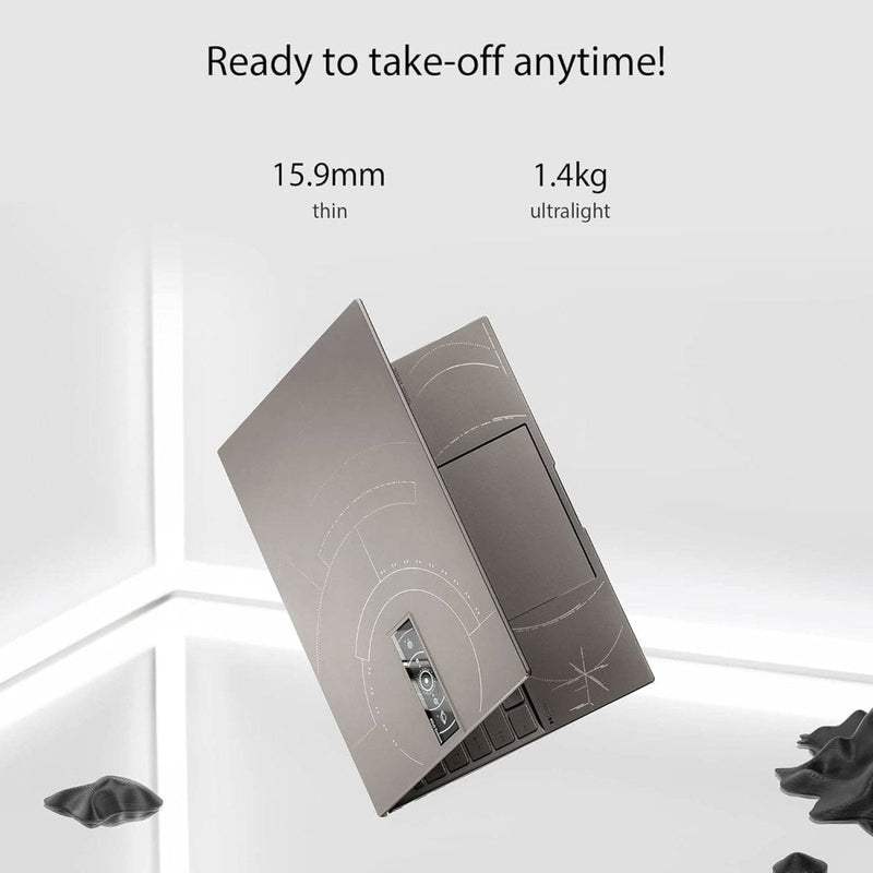 ASUS ZENBOOK 14X OLED SPACE EDITION,14 INCH (35.56 CMS) 2.8K OLED 16:10 90HZ TOUCH, CORE I9 - 12900H 12TH GEN,THIN&LIGHT LAPTOP (32GB/1TB SSD/WIN 11/OFFICE 2021/TITANIUM/1.4 KG),UX5401ZAS - KN901WS,INTEL - SWIFT PERIPHERALS90NB0WV7-M005W0