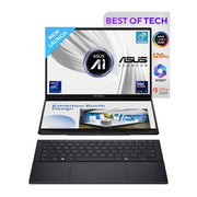 ASUS ZENBOOK DUO,14 INCH 3K (2880 X 1800) OLED, TOUCH SCREEN,INTEL CORE ULTRA 9,(32GB RAM/1 TB/INTEL ARC IGPU/WINDOWS 11/MS OFFICE 365 BASIC(1YEAR)*/OFFICE HOME 2024/INKWELL GRAY/1.65 KG),UX8406CA - PZ106WS - SWIFT PERIPHERALSUX8406CA-PZ106WS