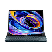 ASUS ZENBOOK PRO DUO 15 OLED (2022),15.6"(39.62 CMS) 4K OLED TOUCH,INTEL CORE I7 - 12700H 12TH GEN,DUAL SCREEN LAPTOP(32GB/1TB SSD/6GB GEFORCE RTX 3060/WINDOWS 11/OFFICE 2021/BLUE/2.3 KG),UX582ZM - H701WS - SWIFT PERIPHERALS90NB0VR1-M00180