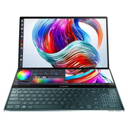 ASUS ZENBOOK PRO DUO, INTEL CORE I7 9TH GEN 15.6 INCH 4K UHD OLED TOUCH LAPTOP (32GB RAM/1TB NVME SSD/WINDOWS 10/6GB RTX 2060 GRAPHICS CARD/CELESTIAL BLUE/2.50 KG), UX581GV - HM7201T - SWIFT PERIPHERALS101620