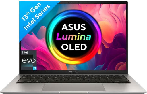 ASUS ZENBOOK S 13 OLED 1 CM THIN & 1 KG LIGHT, INTEL EVO INTEL CORE I7 13TH GEN 1335U - (16 GB/1 TB SSD/WINDOWS 11 HOME) UX5304VA - NQ742WS THIN AND LIGHT LAPTOP (13.3 INCH, BASALT GREY, 1.00 KG, WITH MS OFFICE) - SWIFT PERIPHERALS90NB0Z92-M009E0