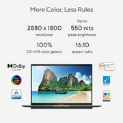 ASUS ZENBOOK S 13 OLED (2023), 1KG WEIGHT & 1CM THIN, INTEL CORE EVO I5 13TH GEN, 13.3 INCH 2.8K OLED, THIN & LIGHT LAPTOP (16GB/512GB SSD/WIN 11/OFFICE 2021/BACKLIT/63WHR/GREY),UX5304VA - NQ542WS - SWIFT PERIPHERALS90NB0Z92-M009D0