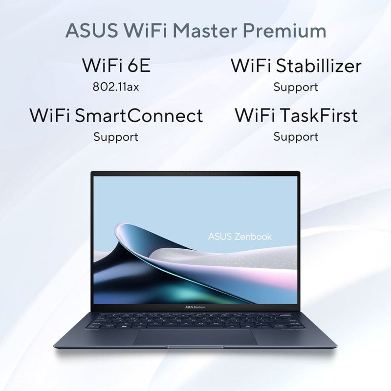 ASUS ZENBOOK S 13 OLED (2024), 13 INCH (33.78CM) 3K OLED 16: 10, INTEL CORE ULTRA 7 155U, BUILT - IN AI, THIN & LIGHT LAPTOP (16GB/1TB SSD/WIN11/OFFICE 2021/PONDER BLUE/1 KG), UX5304MA - NQ751WS - SWIFT PERIPHERALS90NB12V3-M002Z0