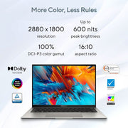 ASUS ZENBOOK S 13 OLED (2024), 13 INCH (33.78CM) 3K OLED 16: 10, INTEL CORE ULTRA 7 155U, BUILT - IN AI, THIN & LIGHT LAPTOP (32GB/1TB SSD/WIN11/OFFICE 2021/BASALT GREY/1 KG), UX5304MA - NQ762WS - SWIFT PERIPHERALS90NB12V2-M006B0