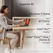 ASUS ZENBOOK S 14 OLED, INTEL AI POWERED LAPTOP, INTEL CORE ULTRA 7 256V (16GB/512GB/INTEL ARC GRAPHICS/14.0 INCH 3K/WINDOWS 11 HOME) UX5406SA - PV356WS - SWIFT PERIPHERALS90NB14F2-M00JF0