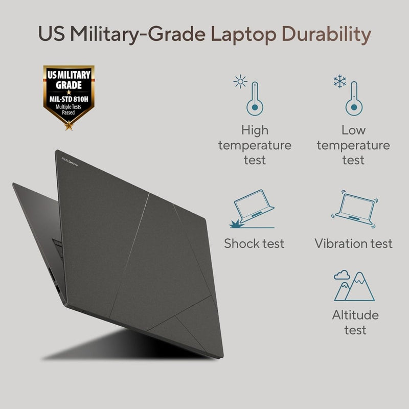 ASUS ZENBOOK S 16, 16" 3K OLED TOUCH SCREEN,AMD RYZEN AI 9 HX 370,COPILOT+ PC (32GB RAM/1 TB SSD/RADEON 890M IGPU/M365 BASIC (1YEAR)*/WINDOWS 11/OFFICE 2024/ZUMAIA GRAY/1.2 KG),UM5606WA - RJ3310WS - SWIFT PERIPHERALS1092514
