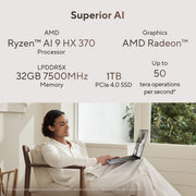 ASUS ZENBOOK S 16, 16" 3K OLED TOUCH SCREEN,AMD RYZEN AI 9 HX 370,COPILOT+ PC (32GB RAM/1 TB SSD/RADEON 890M IGPU/M365 BASIC (1YEAR)*/WINDOWS 11/OFFICE 2024/ZUMAIA GRAY/1.2 KG),UM5606WA - RJ3310WS - SWIFT PERIPHERALS1092514
