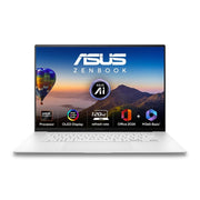 ASUS ZENBOOK S16,16" TOUCH SCREEN,3K OLED,AMD RYZEN AI 7 OCTA CORE 350,COPILOT+ AI PC(24GB/1TB/AMD RADEON IGPU/WINDOWS 11/M365 BASIC(1YEAR)*/OFFICE HOME 2024/SCANDINAVIAN WHITE/1.5 KG)UM5606KA - RJ108WS - SWIFT PERIPHERALS1095069