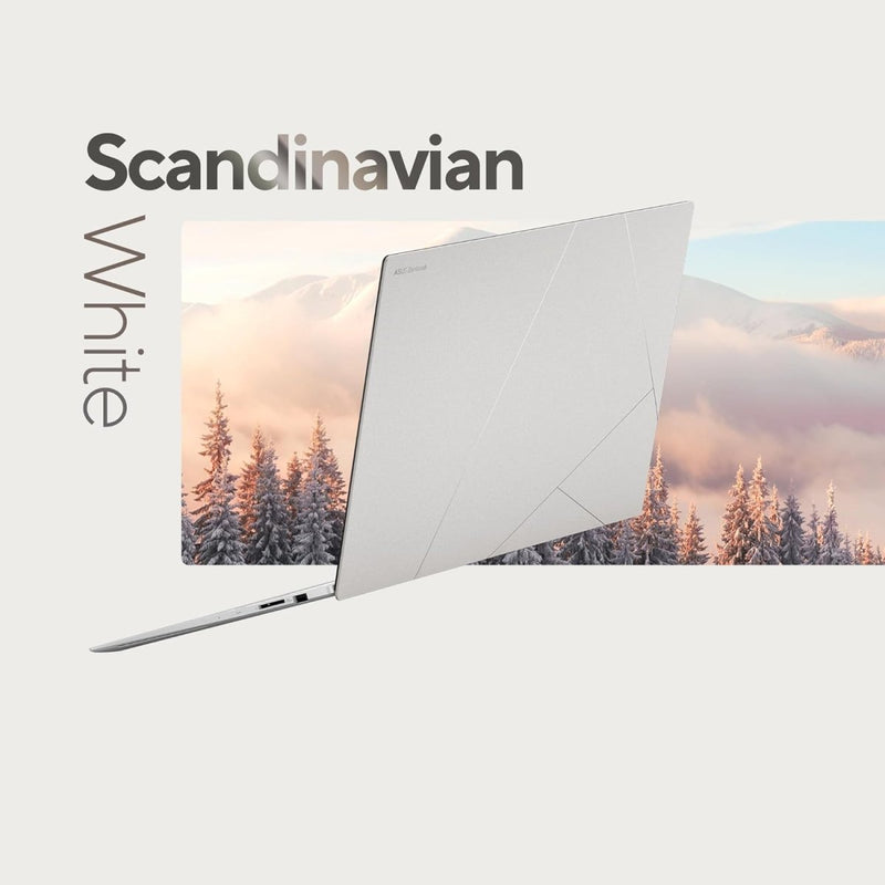 ASUS ZENBOOK S16,16" TOUCH SCREEN,3K OLED,AMD RYZEN AI 7 OCTA CORE 350,COPILOT+ AI PC(24GB/1TB/AMD RADEON IGPU/WINDOWS 11/M365 BASIC(1YEAR)*/OFFICE HOME 2024/SCANDINAVIAN WHITE/1.5 KG)UM5606KA - RJ108WS - SWIFT PERIPHERALS1095069