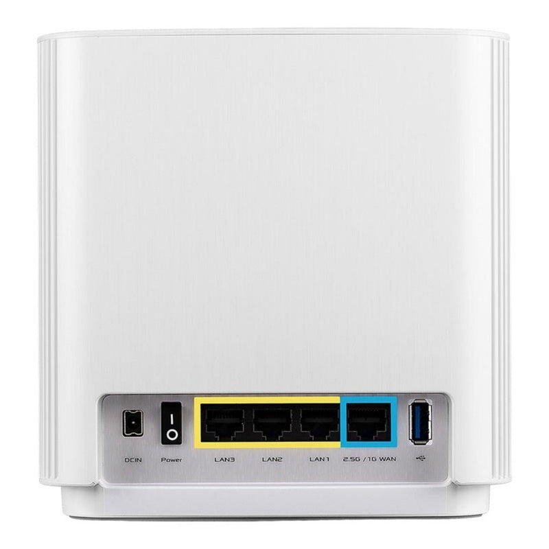 ASUS ZenWiFi AX XT8 Tri Band AX6600 Tri - band Mesh WiFi 6 System - 2 Pack (White) - SWIFT PERIPHERALSASUS-XT8-WHITE-2PK