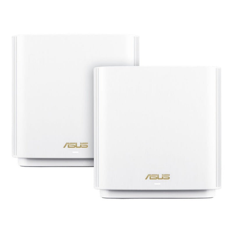 ASUS ZenWiFi AX XT8 Tri Band AX6600 Tri - band Mesh WiFi 6 System - 2 Pack (White) - SWIFT PERIPHERALSASUS-XT8-WHITE-2PK