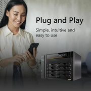 Asustor AS6808T Diskless 8 - Bay NAS Ryzen Quad - Core 16GB DDR5 ECC Dual 10GbE USB4 - SWIFT PERIPHERALSAS6808T