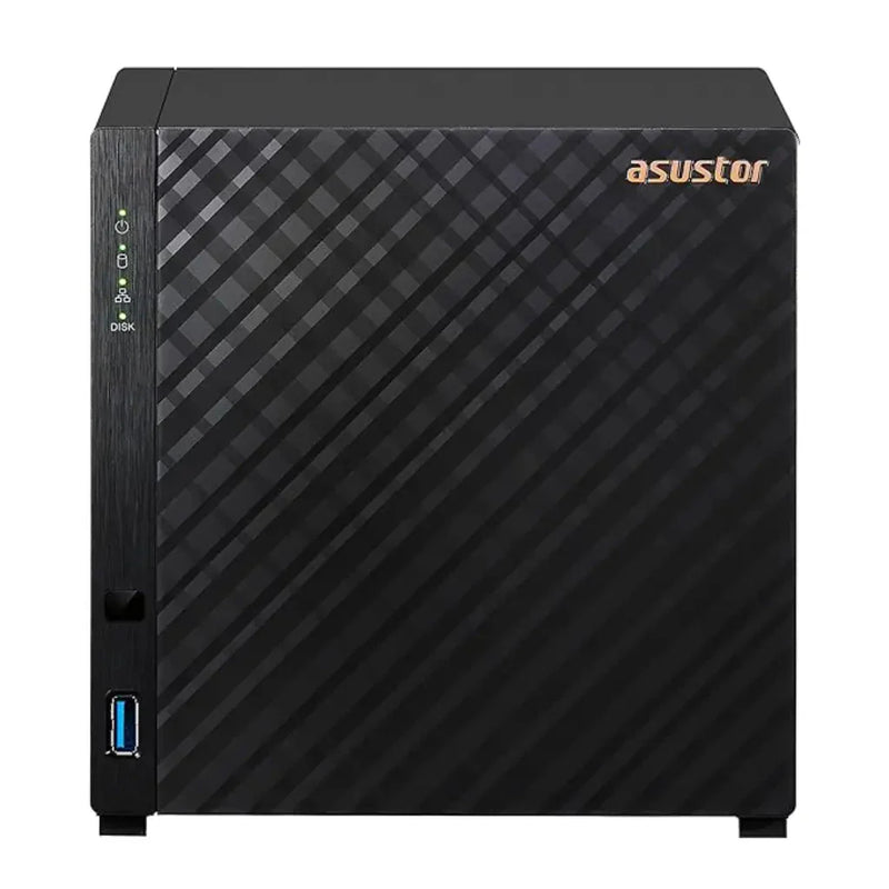 Asustor Drivestor 4 AS1104T Quad‑Core 1.4 GHz 1 GB DDR4 4‑Bay NAS - SWIFT PERIPHERALSAS1104T
