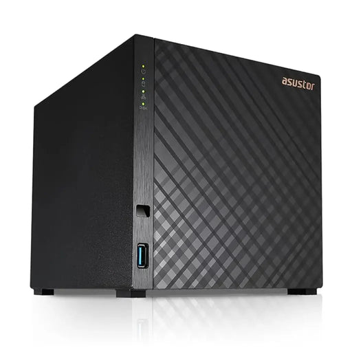 Asustor Drivestor 4 AS1104T Quad‑Core 1.4 GHz 1 GB DDR4 4‑Bay NAS - SWIFT PERIPHERALSAS1104T