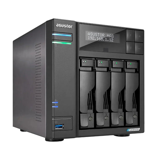 Asustor Lockerstor 4 Gen2 AS6704T 4 Bay NAS Network Attached Storage (Diskless) - SWIFT PERIPHERALSAS6704T
