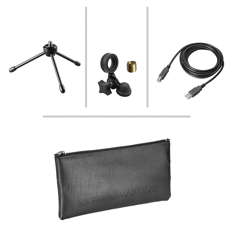 Audio - Technica AT2020USB+ Cardioid Condenser USB Microphone with Headphone Jack - SWIFT PERIPHERALSAT2020USB-PLUS