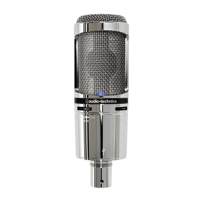 Audio - Technica AT2020USB+V Cardioid Condenser USB Microphone - Limited Edition Silver - SWIFT PERIPHERALSAT2020USB+V