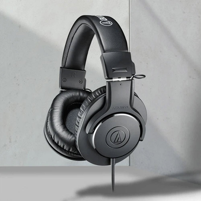 Audio - Technica ATH - M20x Professional Monitor Wired Headphone with 40mm Neodymium Driver - SWIFT PERIPHERALSATH-M20x