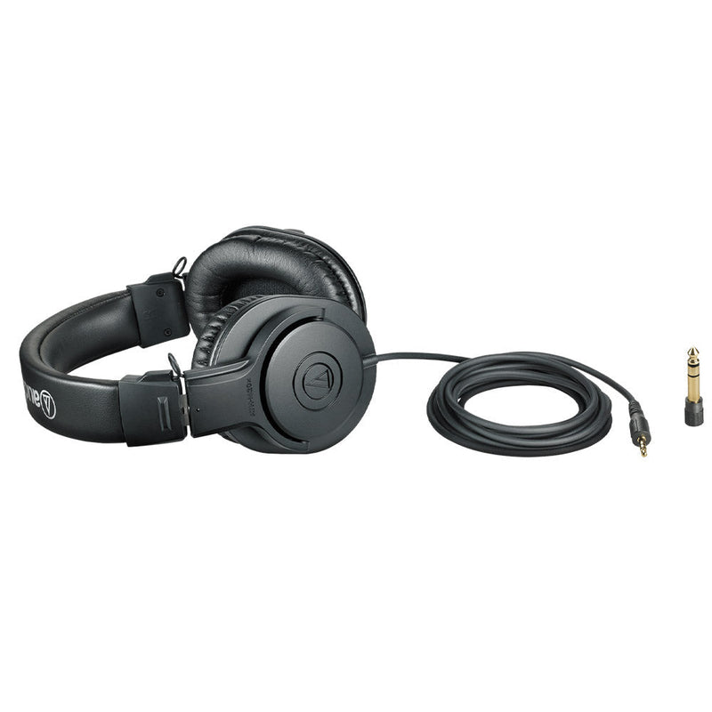 Audio - Technica ATH - M20x Professional Monitor Wired Headphone with 40mm Neodymium Driver - SWIFT PERIPHERALSATH-M20x