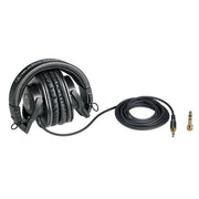 Audio - Technica ATH - M30x Over - Ear Wired Headphone with 40mm Neodymium Driver - SWIFT PERIPHERALSATH-M30X
