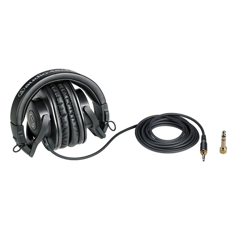 Audio - Technica ATH - M30x Over - Ear Wired Headphone with 40mm Neodymium Driver - SWIFT PERIPHERALSATH-M30X